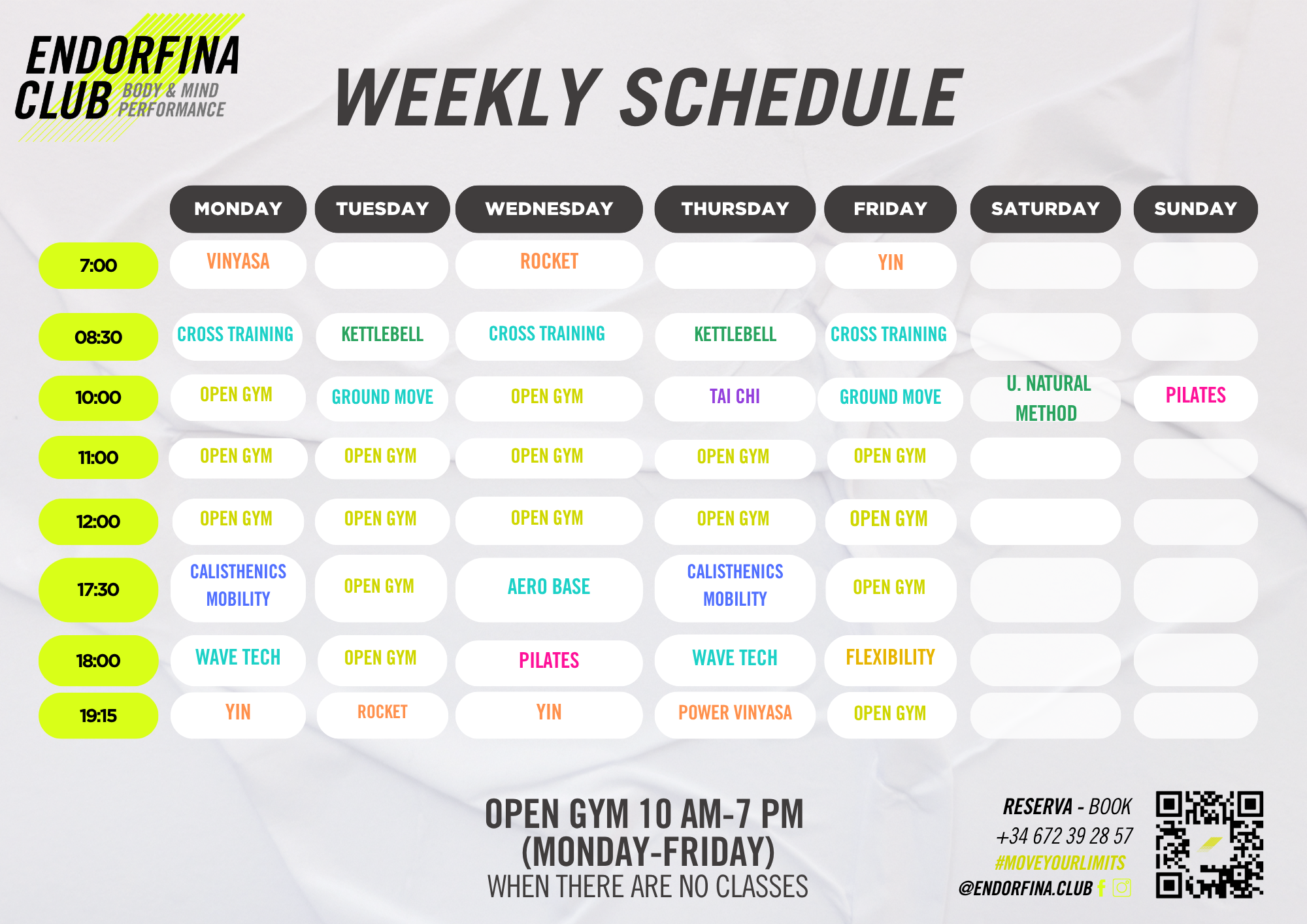 Horarios